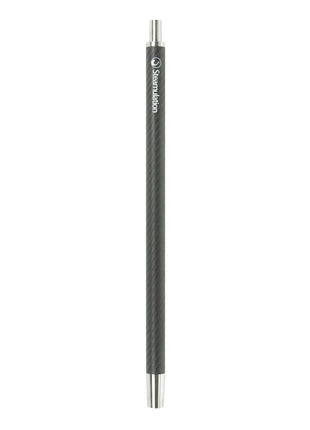 Full-length view of Steamulation Carbon Mouthpiece in black.
