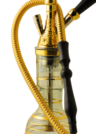 Hose holder and stem detail on the Mini Beast Shisha