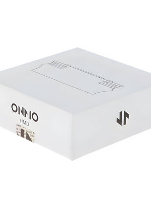 Packaging of the ONMO HMD Silver Heat Management Device, showcasing the sleek and secure box design.