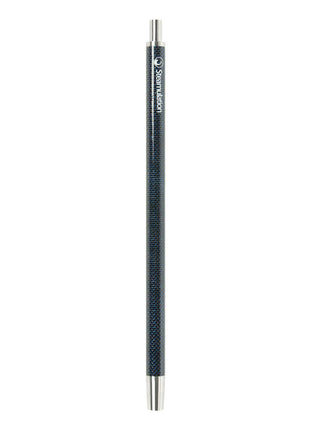 Full-length view of Steamulation Carbon Mouthpiece in blue.
