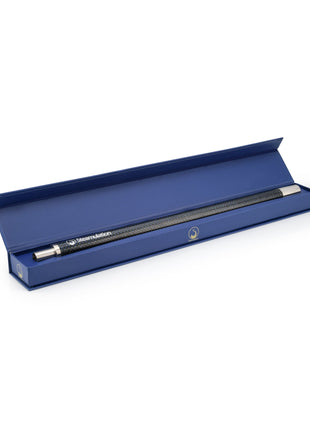 Steamulation Carbon Mouthpiece in blue finish inside box.
