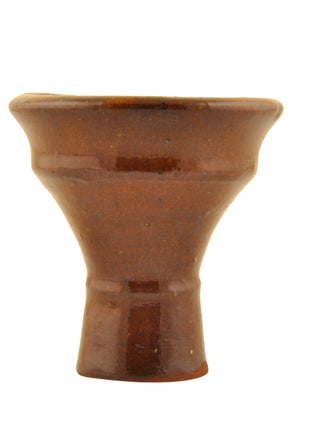 Side view of the Mini Beast Shisha clay bowl