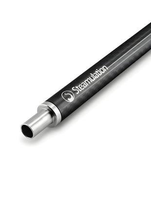 Close-up of Steamulation Carbon Mouthpiece in blue variant.
