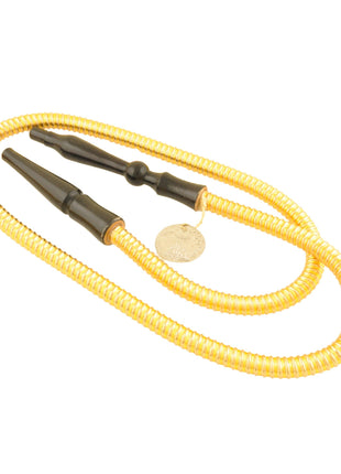 Close-up of the Mini Beast Shisha hose and tag