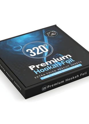 320 Pre - Cut Hookah Foil with Pre - Poked Holes Foil with and from The Premium Way