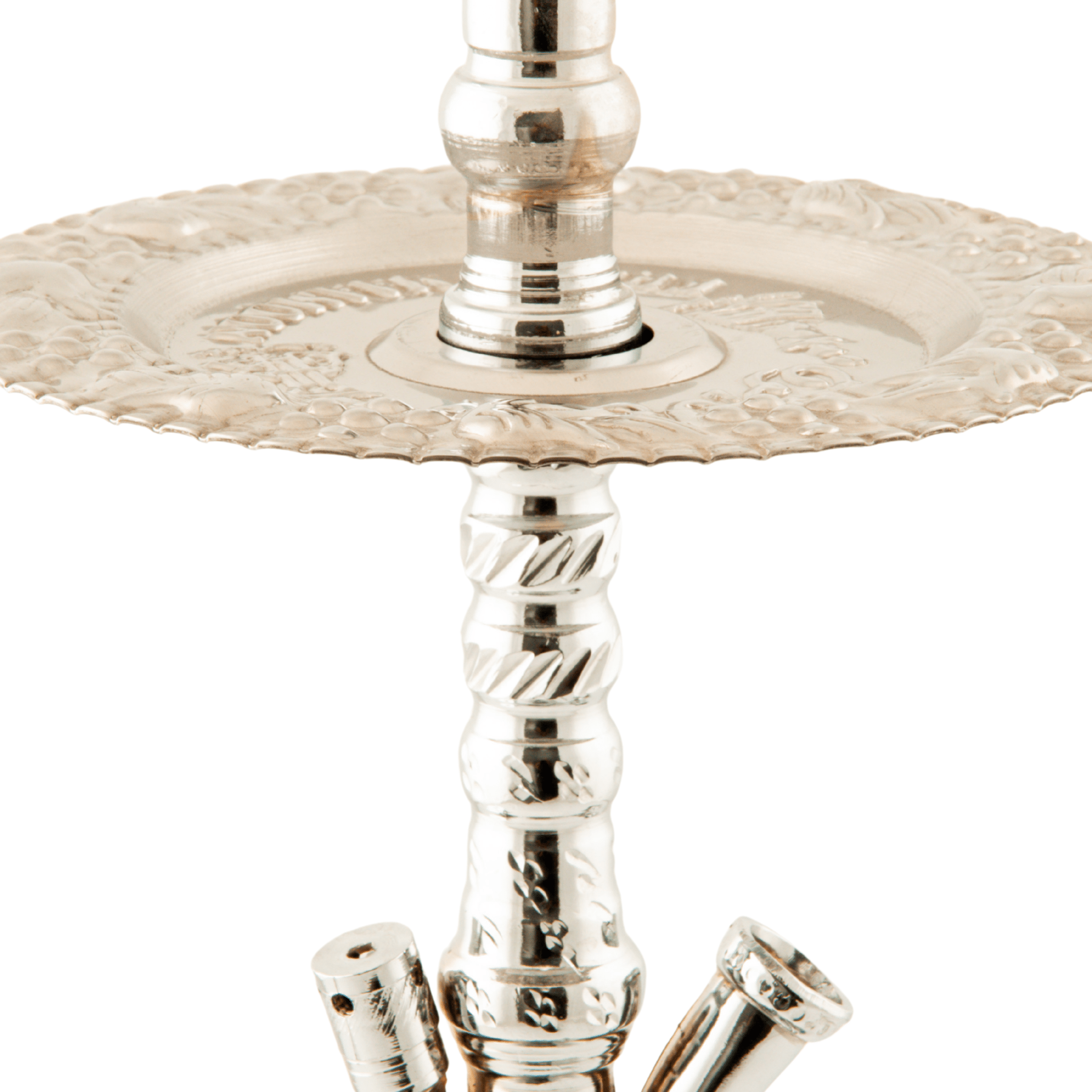 Khalil Mamoon Balha Safari Silver Blue 22" Hookah Shisha | The Premium Way