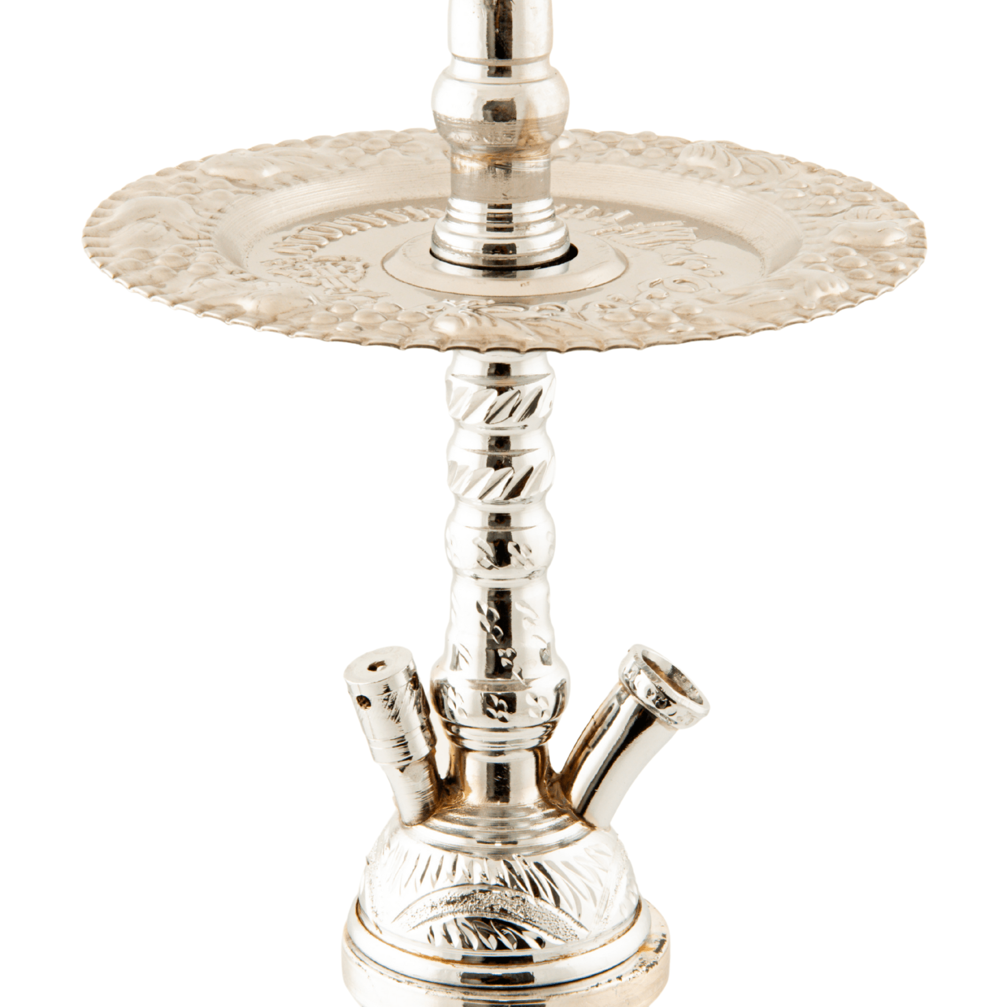 Khalil Mamoon Balha Safari Silver Blue 22" Hookah Shisha | The Premium Way