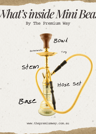 Khalil Mamoon Mini Beast Shisha – 52cm - Assorted Colours Shisha | The Premium Way