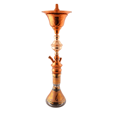 Khalil Mamoon Silver Copper 80cm Hookah Shisha | The Premium Way