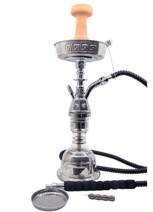 King Buzz - King Buzz Traditional Small Shisha - Silver - The Premium Way