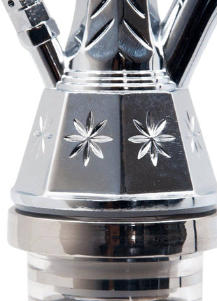 King Buzz - King Buzz Traditional Small Shisha - Silver - The Premium Way