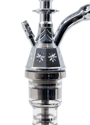 King Buzz - King Buzz Traditional Small Shisha - Silver - The Premium Way