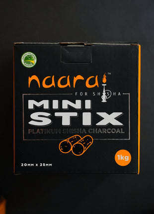 Naara for Shisha Charcoal | Mini Stix Charcoal | The Premium Way