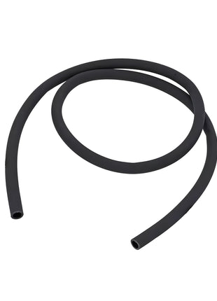 Black Steamulation Soft-Touch Silicone Hose for shisha, with a dust-resistant matte finish, designed for standard hose adapters and mouthpieces.