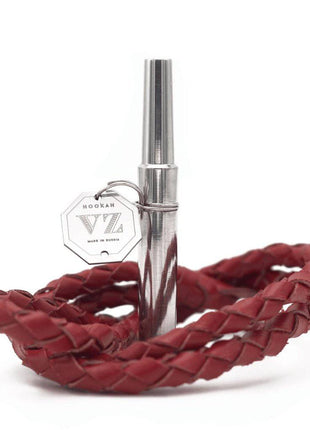 VZ Hookah - V.Z. Hookah - Deluxe Red Leather Personal Mouthtip - The Premium Way